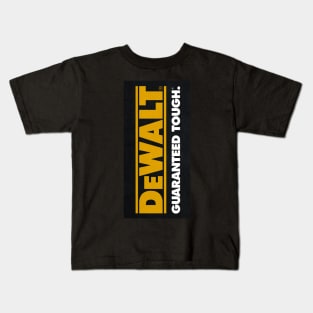 Dewalt Wallpaper Black Pattern Kids T-Shirt